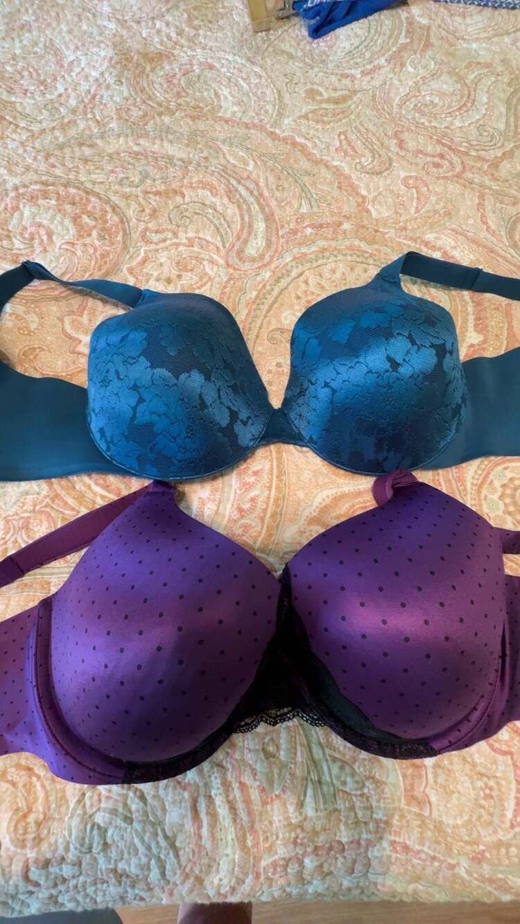 Lot of 2 Soma Vanishing Back Full Coverage Bras 38C
